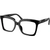 Image de Michael Kors Femme Michael Kors MK4119U NASSAU 3005 Montures optiques Acétate Noir Carré Normale