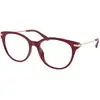 Image de Michael Kors Femme Michael Kors MK4135U TORTOLA 4004 Montures optiques Injecté Rouge Ronde Normale
