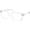 Image de Michael Kors Femme Michael Kors MK4134U CRETE 3015 Montures optiques Injecté Transparent Carré Normale
