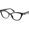 Image de Michael Kors Femme Michael Kors MK4164U BELLANO 3005 Montures optiques Acétate Noir Cat Eye Normale