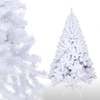 Image de Sapin de Noël artificiel Fiqops 180cm (Ø ca.100cm) avec env.650 pointes, sapin de décoration en épicéa, y compris support pour sapin de Noël en métal, montage rapide, pliable,Blanc