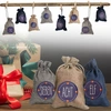 Image de Yakimz Calendrier de l'Avent à remplir Sacs de Noël Décor 24 sacs en tissu(3 couleurs)