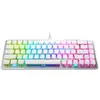 Image de Turtle Beach Vulcan II Mini   Clavier Gaming Optique 65% avec éclairage RGB Personnalisable, Technologie de Duplication de Boutons, Plaque en Aluminium - Blanc - Neuf