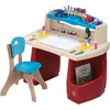 Image de Step2 Deluxe Art Master Bureau & Chaise D'Enfant Table De Créativité En Plastique Avec Espace De Rangement