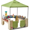 Image de Step2 All Around Speelpatio Maison Enfant | Patio En Plastique Pour Enfants Avec Cuisine Et Accessoires | Comprend Table De Jeu Sable Et Eau