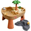 Image de Step2 Dino Dig Table De Jeu Sable Et Eau Avec Kit D'Accessoires De 7 Pièces Table Activité Enfant À Eau Pour Le Jardin