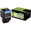 Image de Lexmark 80C2HC0 Kit toner original Lexmark cyan programme de retour (0080C2HC0,080C2HC0,80C2HC0,802HC,NO802HC)