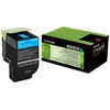 Image de Toner LEXMARK 80C2XCE CX510DE PROJ CYAN