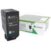 Image de Lexmark - Rendement élevé - cyan - original - cartouche de toner LCCP, LRP, Lexmark Corporate - pour Lexmark CX725de, CX725dhe, CX725dthe