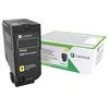 Image de Lexmark - Jaune - original - cartouche de toner LCCP, Lexmark Corporate - pour Lexmark CS720de, CS720dte, CS725de, CS725dte, CX725de, CX725dhe, CX725dthe