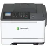 Image de Lexmark CS521dn - Imprimante - couleur - recto-verso - laser - A4/Légal - 1200 x 1200 ppp - jusqu'à 33 ppm (mono)/jusqu'à 33 ppm (couleur) - capacité : 250 feuilles - USB 2.0, Gigabit LAN, hôte USB 2.0