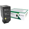 Image de Lexmark - Jaune - original - cartouche de toner - pour Lexmark CS827de, CX827de
