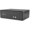 Image de StarTech.com Commutateur KVM sécurisé 2 ports double écran, HDMI-DisplayPort, 4K 60Hz, NIAP 4.0 Commutateur KVM de bureau pour 2 PC et 2 écrans, boîtier métallique, port CAC, fabriqué aux USA