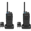 Image de Retevis P1 radio set, DMR haute puissance Superhet relais, 260 heures d'enregistrement, alarme d'urgence, radio set pour la fabrication (noir, 2 pièces)