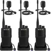 Image de Retevis P62 Walkie Talkie étanche IP68, radio longue distance avec microphone haut-parleur, alarme homme bas double bande, kit radio professionnel 2500mAh