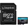 Image de Kingston Technology Canvas Go! Plus Carte microSDXC Canvas Go Plus 170R A2 U3 V30 de 256 Go + ADP - Neuf