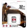 Image de Kingston Canvas React Plus - Carte mémoire flash - 32 Go - Video Class V90 / UHS-II U3 / Class10 - SDXC UHS-II