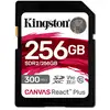 Image de Kingston Technology 256GB Canvas React Plus SDXC UHS-II 300R/260W U3 V90 for Full HD/4K/8K - Neuf