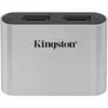 Image de Kingston Technology Lecteur de cartes microSDHC/SDXC UHS-II USB3.2 Gen1 Workflow à double logement - Neuf