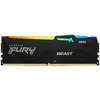 Image de Kingston FURY Beast RGB - DDR5 - Module - 8 Go - DIMM 288-PIN - 5600 MHz / PC5-44800 - CL36 - 1.25 V - ungepuffert - on-die ECC - Schwarz