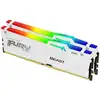 Image de Kingston Technology FURY Beast 64 Go 5600 MT/s DDR5 CL40 DIMM (Kits de 2) White RGB XMP - Neuf
