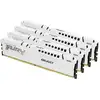 Image de Kingston Technology FURY Beast 128 Go 5200 MT/s DDR5 CL40 DIMM (Kits de 4) White XMP - Neuf