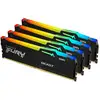 Image de Kingston Technology FURY Beast 64 Go 5600 MT/s DDR5 CL40 DIMM (Kits de 4) RGB XMP - Neuf