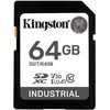 Image de SD Card 64GB Kingston SDXC Industrial -40C to 85C retail