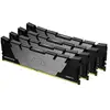 Image de Kingston Technology FURY 32 Go 3600 MT/s DDR4 CL16 DIMM (Kits de 4) Renegade Black - Neuf