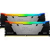 Image de Kingston FURY Renegade RGB - DDR4 - Kit - 64 Go : 2 x 32 Go - DIMM 288-PIN - 3600 MHz / PC4-28800 - CL18 - 1,35 V - non tamponné - non-ECC - Noir