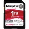 Image de Kingston Canvas React Plus - Carte mémoire flash - 1 To - Video Class V60 / UHS-II U3 / Class10 - SDXC UHS-II