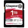 Image de Kingston Technology 1TB Canvas React Plus SDXC UHS-II 280R/150W U3 V60 for Full HD/4K - Neuf