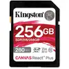 Image de Kingston Technology 256GB Canvas React Plus SDXC UHS-II 280R/150W U3 V60 for Full HD/4K - Neuf