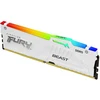 Image de DDR5 16GB PC 6400 CL32 Kingston FURY Beast White RGB EXPO retail