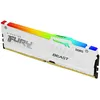 Image de Kingston FURY Beast RGB - DDR5 - module - 16 Go - DIMM 288-PIN - 6000 MHz / PC5-48000 - CL30 - 1.4 V - non tamponné - ECC on-die - blanc
