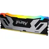 Image de Kingston FURY Renegade RGB - DDR5 - module - 24 Go - DIMM 288-PIN - 4200 MHz / PC5-67200 - CL40 - 1,45 V - non tamponné - ECC on-die - noir et argent
