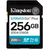 Image de Kingston Technology Canvas Go Plus 256 Go Sdxc Canvas Go Plus Gen4 200 Mo/s C10 Uhs-i U3 V30