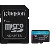 Image de Carte Kingston Microsdxc Canvas Go Plus 64 Go Avec Adaptateur Inclus