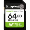 Image de SD Card 64GB Kingston SDXC Canvas Plus Gen3 C10