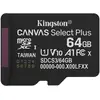 Image de Kingston Technology 64GB micSDXC Canvas Select Plus Gen3 100R A1 (Adaptateur SD non inclus) - Neuf