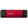 Image de SSD portable Kingston SPSD/1TB 1 To USB-A/USB-C USB 3.2 Gen 2 1050 Mo/s Noir, Rouge - Neuf