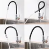 Image de Auralum Max - Mitigeur De Cuisine Flexible Avec 2 Modes Jet, Rotation À 360°, Robinet Cuisine Noir Bec Haut Orientable Librement