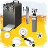 Image de STREAM 80 : kit complet de tirage de bière à 2 lignes avec refroidisseur à sec, comprenant les têtes de tirage et l'équipement CO