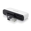 Image de Belkin F4U021BT hub & concentrateur 480 Mbit/s Noir, Blanc - Neuf
