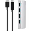 Image de Belkin Hub USB 3.0 4 ports avec câble USB-C, argenté F4U088vf