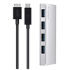 Image de Belkin F4U088VF hub & concentrateur USB 3.2 Gen 1 (3.1 Gen 1) Micro-B 5000 Mbit/s Argent - Neuf