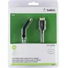 Image de Belkin - Câble HDMI M/M avec connecteurs pivotants, prise en charge Ethernet et connecteurs plaqués or - 2m - Noir en occasion ou reconditionné