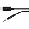 Image de Belkin RockStar  3.5mm Audio Cable with USB-C  Connector câble audio USB C 3,5mm Noir - Neuf