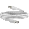 Image de Belkin CAB004bt1MWH Câble USB-C vers USB-C à Gaine Tressée (Câble Boost Charge Rapide USB-C pour Note10, S10, Pixel 4, iPad Pro, etc, 1 m, Blanc) en occasion ou reconditionné