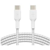 Image de Câble Tressé USB-C vers USB-C BOOST?CHARGE  (1m), Blanc - Neuf